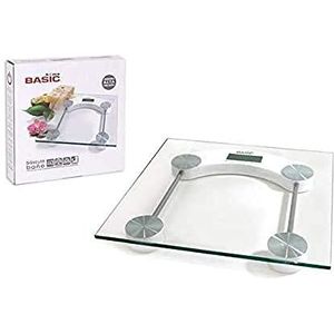 Basic Home Elektronische personenweegschaal, LCD-display, 1 stuks