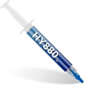 OcioDual Halnziye HY880 Thermische pasta, 5,15 W/MK (4 g), thermische pasta, CPU, GPU, PS4, PC, niet-geleidend, plamuurmassa, koelvet, jerrycan, zilver