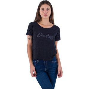 Hurley Oceancare Devore T-shirt Met Korte Mouwen Black M Vrouw