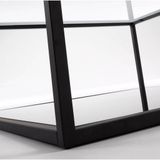 Kave Home - Vierkante salontafel Blackhill 80 x 80 cm zwart