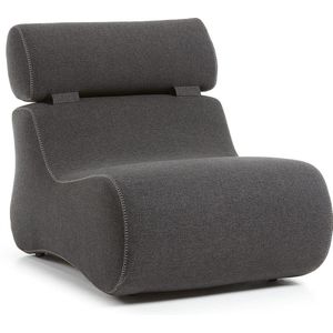 Kave Home - Club fauteuil in zwart