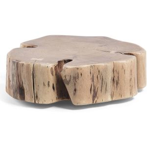 Kave Home Essi rond, hout beige,, 65 x 23 x 60 cm
