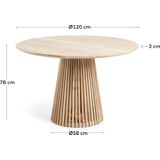 Kave Home eettafel Jeanette (ø120 cm)