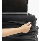 Kave Home - Matters vouwbank in zwart voor een matras van 180 x 200 cm