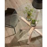 Kave Home Full Argo Eettafel - � 120 cm - Bruin