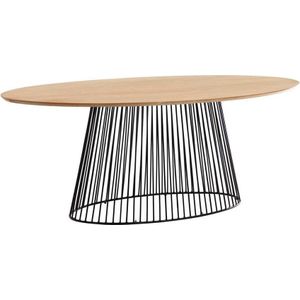 Kave Home eettafel ovaal Leska