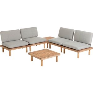 Kave Home Tuinmeubel Viridis, Set viridis 4 fauteuils en 2 tafels fsc 100%