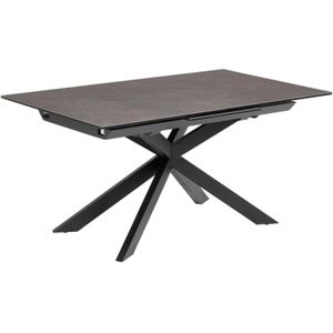 Kave Home Atminda, Atminda uitschuifbare tafel 160 (210) x 90 cm porselein (mtk0174)