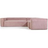 Kave Home  roze, hout, 4-zits,