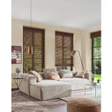 Kave Home - Blok 3-zitsbank in beige chenille stof - Comfortabel en stijlvol design