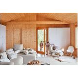 Kave Home Blok 3-zitsbank beige chenille stof | Comfortabel en uniek design