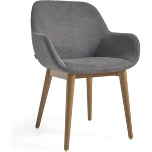 Kave Home Konna Eetkamerstoel - Donkergrijs