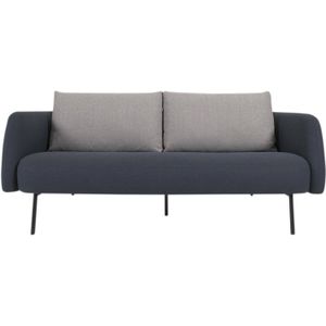 Kave Home  blauw, stof, 3-zits,