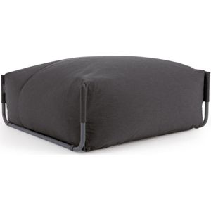 Kave Home Square Lounger - Donkergrijs - D 101 x B 101 x H 35 cm