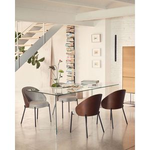 Kave Home Eamy Eetkamerstoel Lichtbruin