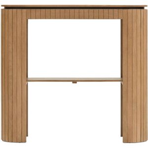 Kave Home Sidetable Licia, hout mango bruin,, 120 x 90 x 35 cm