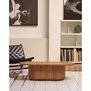 Kave Home Salontafel Licia ovaal, hout mango bruin,, 120 x 35 x 60 cm