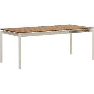 Kave Home Tuintafel Canyelles, Uitschuifbaar tuintafel 140(200) x 90 cm