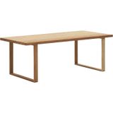 Kave Home - Canadell 100% buitentafel in massief gerecycled teakhout