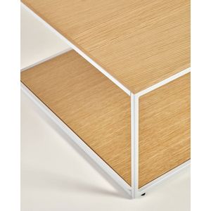 Kave Home Salontafel Yoana rechthoekig, hout eiken blank,, 110 x 35 x 60 cm