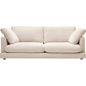 Kave Home Gala 3-zitsbank in beige 210 cm