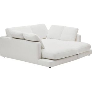 Kave Home - Gala 3-zitsbank met dubbele chaise longue wit 210 cm