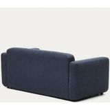 Kave Home Bank Neom blauw, stof, 2-zits,
