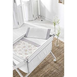 PIELSA Baby - 1379-91 | Babybedje | Babybedje | Bedlaken voor de winter | Babybeddengoed | Zomer Lakens | Kleur Grijs | Maat 86 x 100 cm