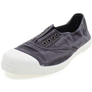 Natural World Sneakers met elastiek en veters, fuchsia, zwart, 36 EU, zwart.