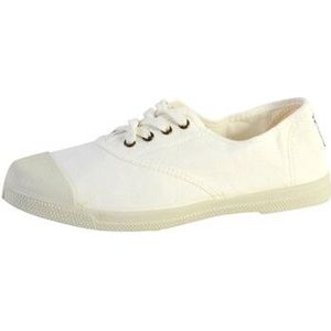 Natural World Sneakers voor dames, laag model, Tan white, 36 EU