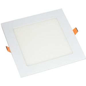 LYO Downlight LED inbouwspot vierkant ingebouwd, wit, 17 x 17 cm