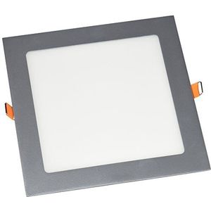 LYO Downlight LED inbouwlamp, vierkant, 19,3 x 19,3 cm, grijs