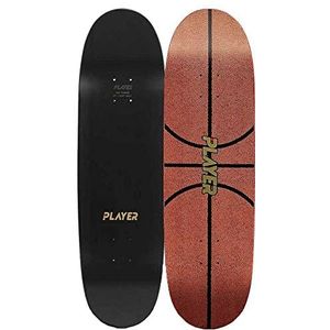 Player All Star 22 x 31,85 cm deck longboard, volwassenen unisex, meerkleurig (meerkleurig), eenheidsmaat