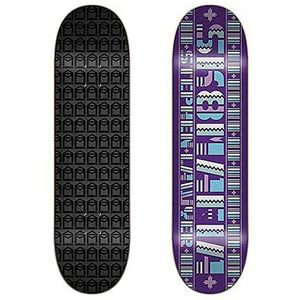 Sk8Mafia Lawyer Brill 20,5 x 8,1 inch deck chassis, volwassenen, uniseks, meerkleurig, Eén maat