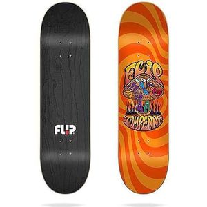 Jart Penny LoveShroom Oranje, 20,3 x 80,9 cm, Flip Deck Skateboard, Volwassenen, Unisex, Meerkleurig (meerkleurig), eenheidsmaat