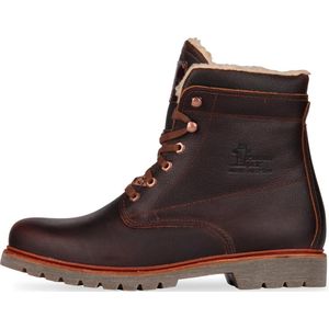 Panama Jack - Heren Veterschoenen 03 Aviator C23 Napa Grass Nastano/Chestnut - Bruin - Maat 42