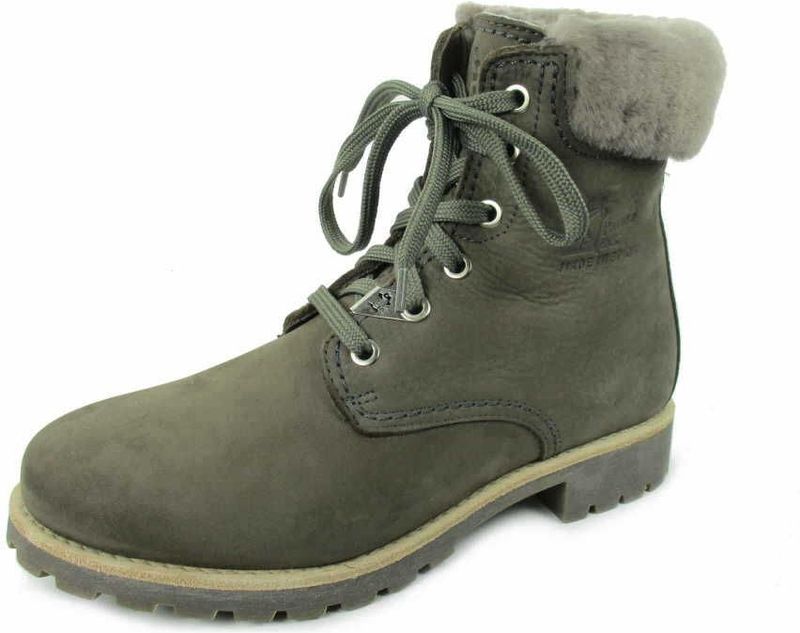 Panama Jack Panama 03 wollen bikerlaarzen voor dames, Grijs Gris B20, 39.5 EU
