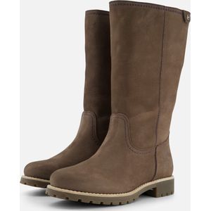 Panama Jack - Klassieke Dameslaarzen - Grijs - Nobuck - Waterbestendig