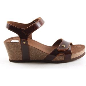 Panama Jack Julia Basics Open sandalen met sleehak voor dames, Braun Cuero B1., 38 EU