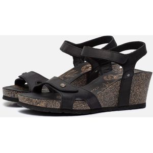 Panama Jack Julia Sandalen - Met Sleehak - Dames - Zwart