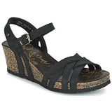 Panama Jack Vera Sandalen - Met Sleehak - Dames - Bruin - Maat 38