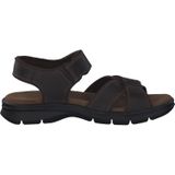 Panama Jack Sanders Basics Peeptoe sandalen voor heren, Braun Marron C1, 44 EU