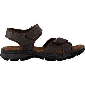 Panama Jack Sanders Basics Peeptoe sandalen voor heren, Braun Marron C1, 44 EU