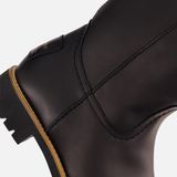 Panama Jack - B2 Napa Black - Laarzen - Zwart - Leer - Vachtvoering