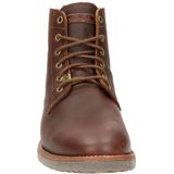 Veterboots - Glasgow - Gevoerd - Leer - Effen - Ronde Neus