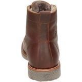 Veterboots - Glasgow - Gevoerd - Leer - Effen - Ronde Neus