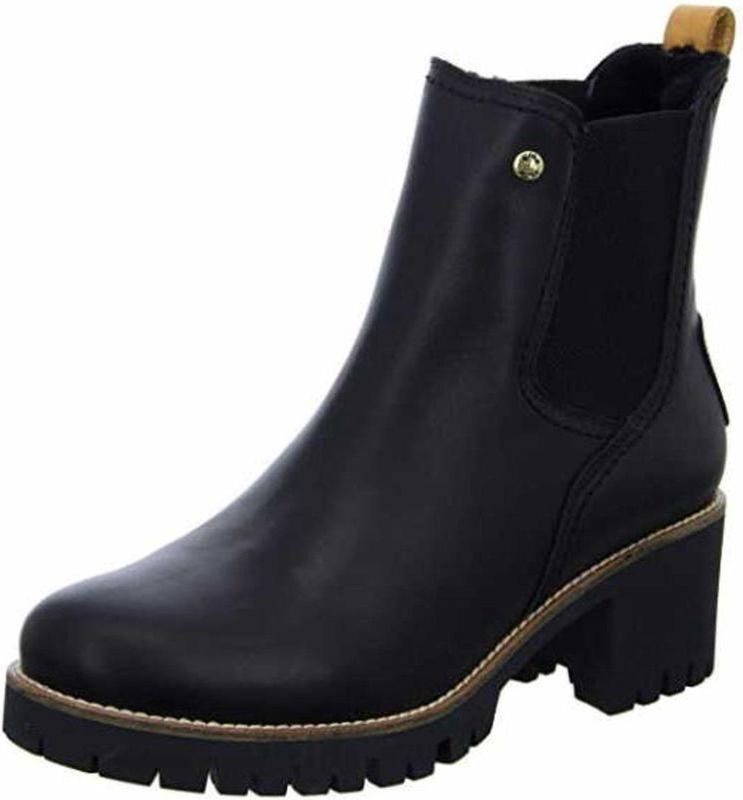 Panama Jack - Pia Igloo Trav - Chelsea Boots - Zwart - Waterdichte Nappa
