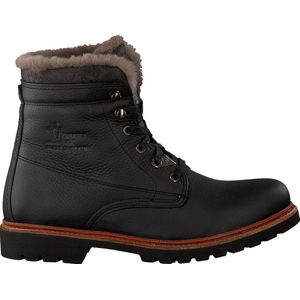 Panama Jack - P03 Aviator Igloo - Combat Boot - Zwart - Waterdicht Nappa Greased