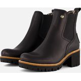 Panama Jack - Pia Trav - Enkellaarsjes - Zwart - Waterafstotend Nappaleer