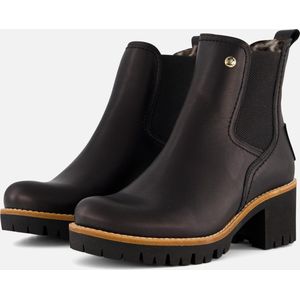 Panama Jack - Pia Trav - Enkellaarsjes - Zwart - Waterafstotend Nappaleer